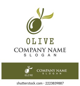 Ilustración vectorial del logotipo del aceite de oliva virgen extra