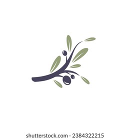 Extra virgin olive oil logo design vector. olive oil icon