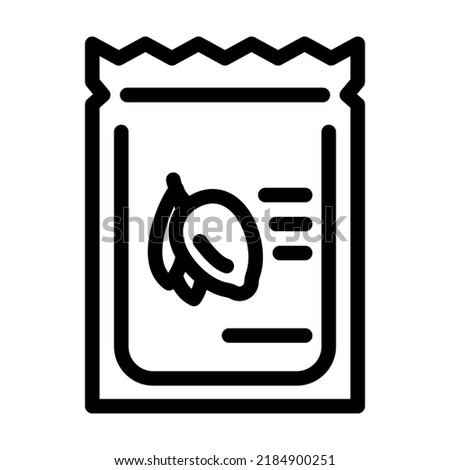 extra virgin olive oil sachets line icon vector. extra virgin olive oil sachets sign. isolated contour symbol black illustration