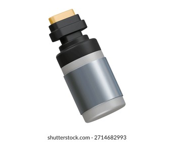 : Icono de marcador extra ancho Renderizado de ilustración 3D