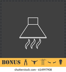 Extract icon flat. Simple vector symbol and bonus icon