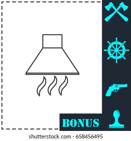 Extract icon flat. Simple vector symbol and bonus icon