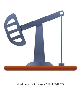 Extract oil tower icon. Cartoon of extract oil tower vector icon for web design isolated on white background