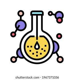 extract pharmaceutical production color icon vector.  isolated symbol illustration