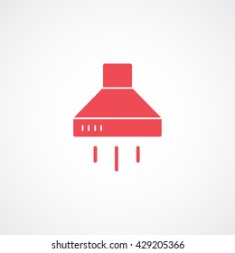 Extract Red Icon On White Background