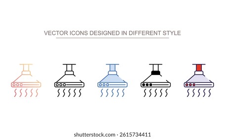 Extracter icon design with white background stock illustration