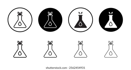 Extraction icon Thin line flat illustration