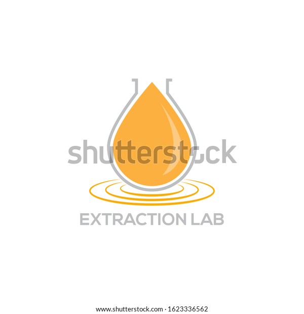 Extraction Lab Logo Drop Illustration Stock Vector (Royalty Free ...
