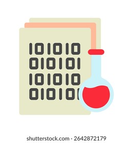Extraction mini ilustração ícone de cor plana, uso para aprendizagem de máquina, educação, indústria de tecnologia, UI, kit UX, aplicativo e desenvolvimento web, digital ou impressão.