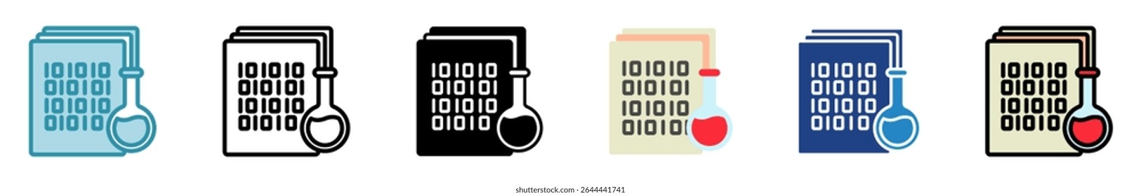 Extraction multi style, mini illustration icon set. outline, flat, glyph, line color. vector for UI, UX, app, web, digital or print, related to machine learning, technology, education, industry.