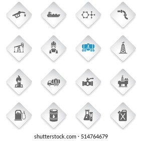 extraction of oil flat web icons for user interface design