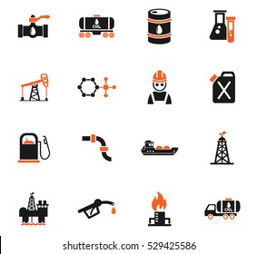 extraction of oil icon set web icons for user interface design