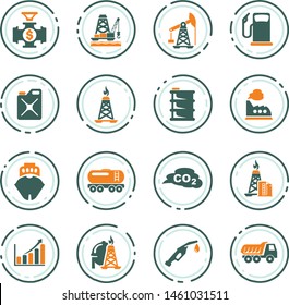 Extraction of oil icons set for web sites and user interface