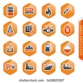 Extraction of oil icons set for web sites and user interface