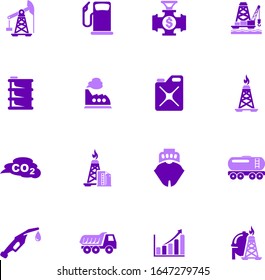 Extraction of oil icons set for web sites and user interface