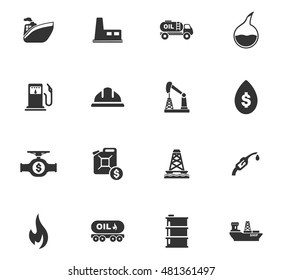 Extraction of oil icons set for web sites and user interface