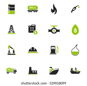 Extraction of oil icons set for web sites and user interface