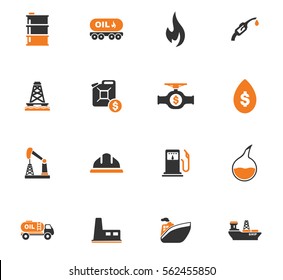 Extraction of oil icons set for web sites and user interface