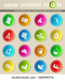 extraction of oil vector icons for user interface design