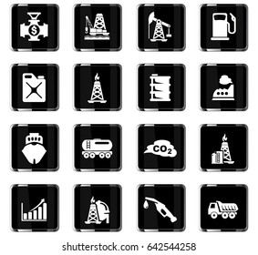 extraction of oil vector icons for user interface design