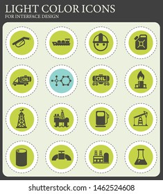 extraction of oil vector icons for web and user interface design