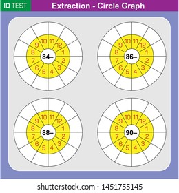Extraction process. Write in spaces. Vector
