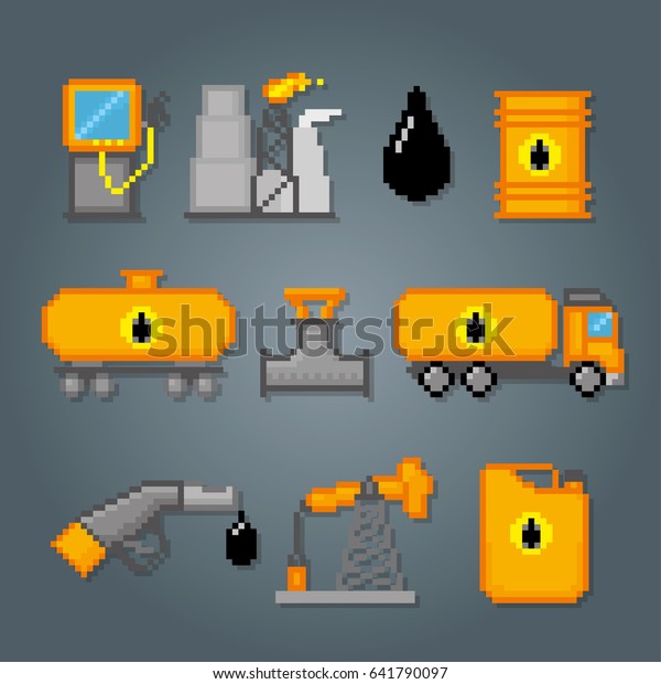 extraction processing oil pixel art old stock vector royalty free 641790097 https www shutterstock com image vector extraction processing oil pixel art old 641790097