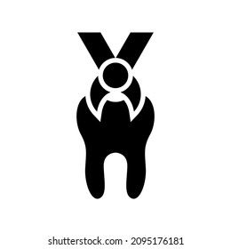 extraction tooth icon or logo isolated sign symbol vector illustration - high quality black style vector icons
