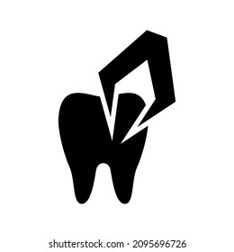 extraction tooth icon or logo isolated sign symbol vector illustration - high quality black style vector icons
