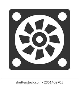 Extractor fan icon, Vector Graphics