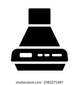 Entpacker-Glyphe-Icon-Illustration Vektorgrafik. Einfache Vektorgrafik von Elementen, geeignet für Anwendungen, Websites und Präsentationen einzeln auf weißem Hintergrund