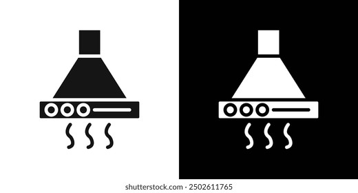 Extractor Hood icon logo set vector