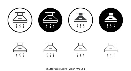 Extractor hood icon simple vector symbol