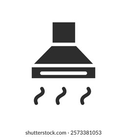 Extractor Hood icon web design in vector