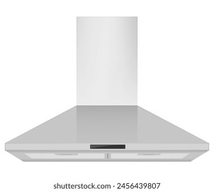 Extractor hood. Kitchen range hoods. Vector illustration. Eps 10.