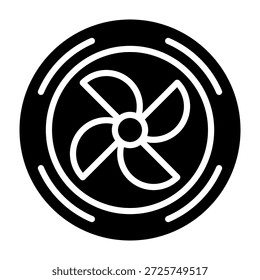 Ilustración vectorial de estilo de glifo de icono de extractor