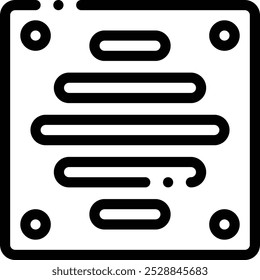 extractor icon. Thin Linear Style Design Isolated On White Background