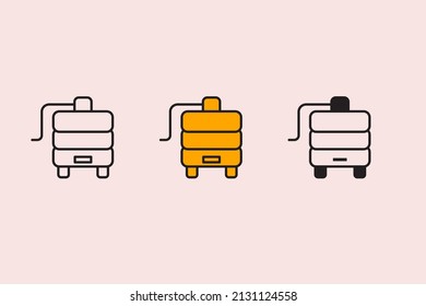 extractor man icons symbol vector elements for infographic web