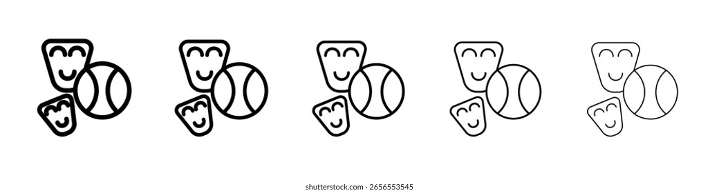 außerschulische Aktivitäten Symbol einfache Illustration Logo Kunst