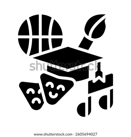 Extracurricular Icon Element for Design