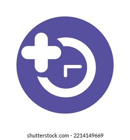 Extracurricular icon vector in trendy and unique design style in purple color. Simple Symbol concept from back to school theme collection. Suitable for many purposes design.
