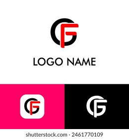 Extraordinary combination of letters G and F logo design for your business