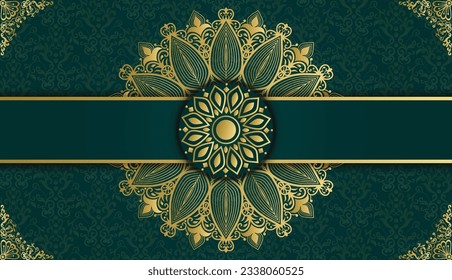 Extraordinary creative invitation card with floral mandala. Royal ornamental mandala design background.Decoration, Decorative, Ornament, Ornamental, India, Indian, invitation, Wedding, Anniversary, 