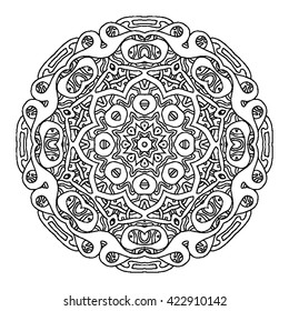 Extraordinary Mandalas. Decorative elements. Oriental pattern, vector illustration. Islam, Arabic, Indian, turkish, pakistan, chinese, ottoman motifs - stock vector