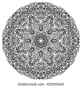 Extraordinary Mandalas. Decorative elements. Oriental pattern, vector illustration. Islam, Arabic, Indian, turkish, pakistan, chinese, ottoman motifs - stock vector