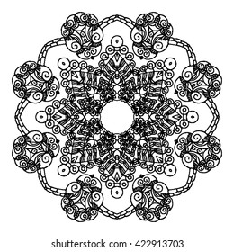 Extraordinary Mandalas. Decorative elements. Oriental pattern, vector illustration. Islam, Arabic, Indian, turkish, pakistan, chinese, ottoman motifs - stock vector