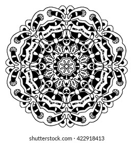 Extraordinary Mandalas. Decorative elements. Oriental pattern, vector illustration. Islam, Arabic, Indian, turkish, pakistan, chinese, ottoman motifs - stock vector