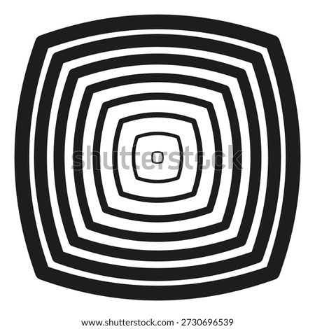 Extraordinary square waves. Professional concentric Vector. Geometric pulse symbols. Extraordinary graphic textures. EPS 10.
