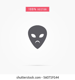 Extraterrestrial alien face