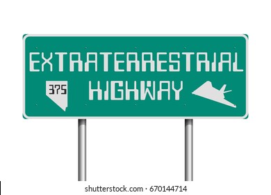 Extraterrestrial Highway road sign